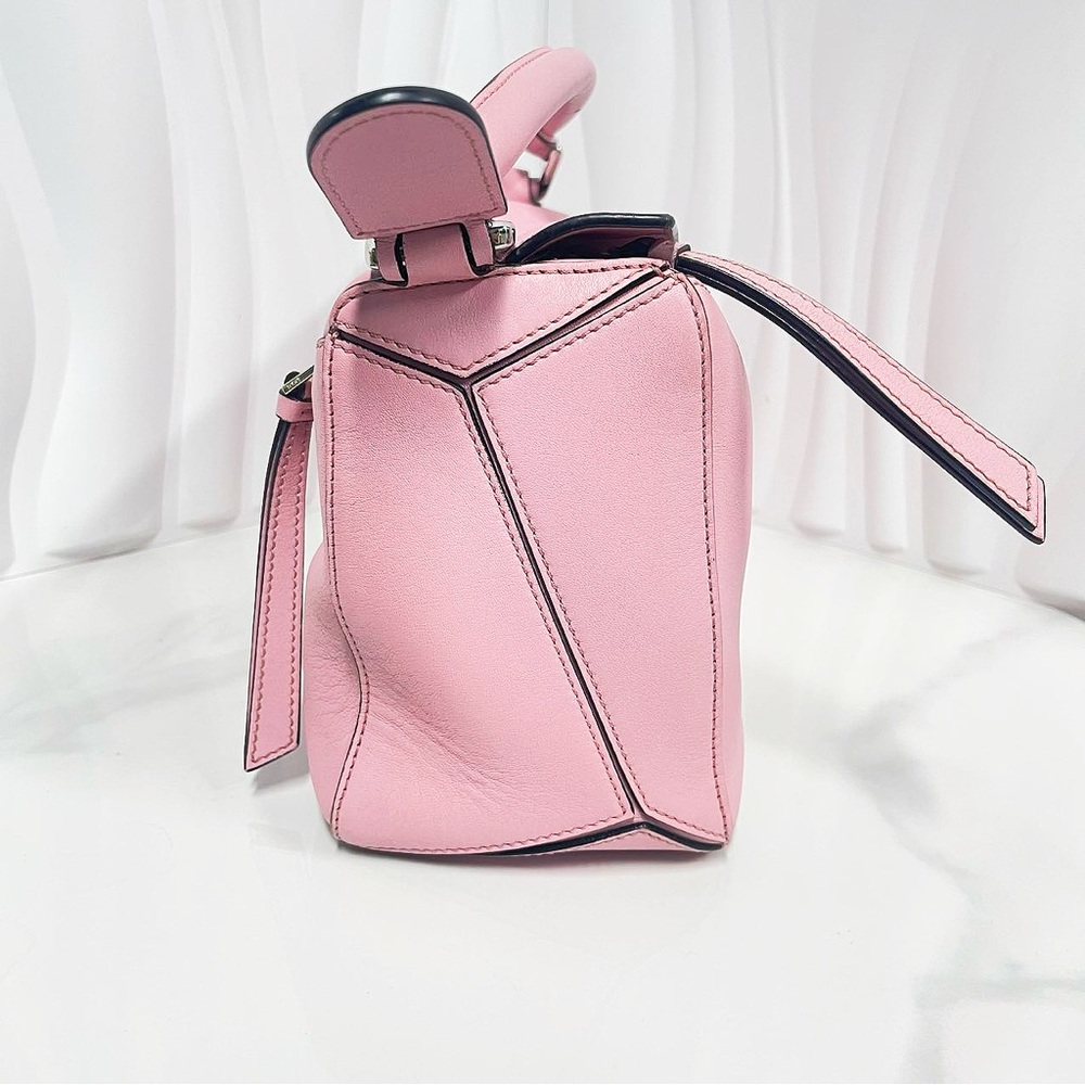 Loewe Pink Leather Puzzle Bag - Picture 4 of 10